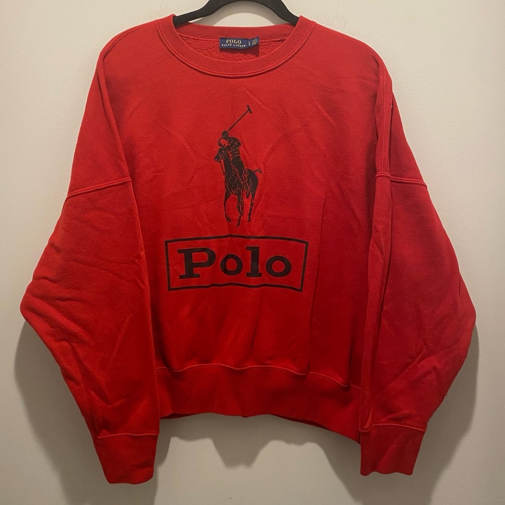 Polo by Ralph Lauren Red Sweatshirt